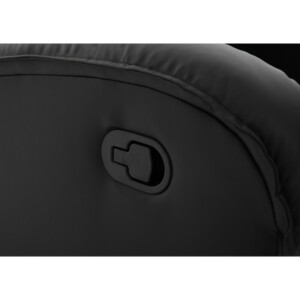 Πολυθρόνα Ανακλινόμενη ArteLibre CELAENO Μαύρο PU 80x96x97cm - Image 9