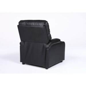Πολυθρόνα Ανακλινόμενη ArteLibre RANA Μαύρο PU 80x95x103cm - Image 17
