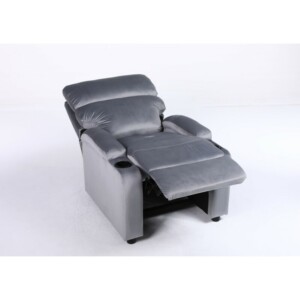 Πολυθρόνα Ανακλινόμενη ArteLibre RANA Γκρι Βελούδο 80x95x103cm - Image 12