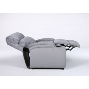 Πολυθρόνα Ανακλινόμενη ArteLibre RANA Γκρι Βελούδο 80x95x103cm - Image 14