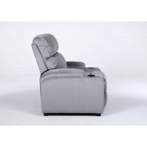 Πολυθρόνα Ανακλινόμενη ArteLibre RANA Γκρι Βελούδο 80x95x103cm - Image 16