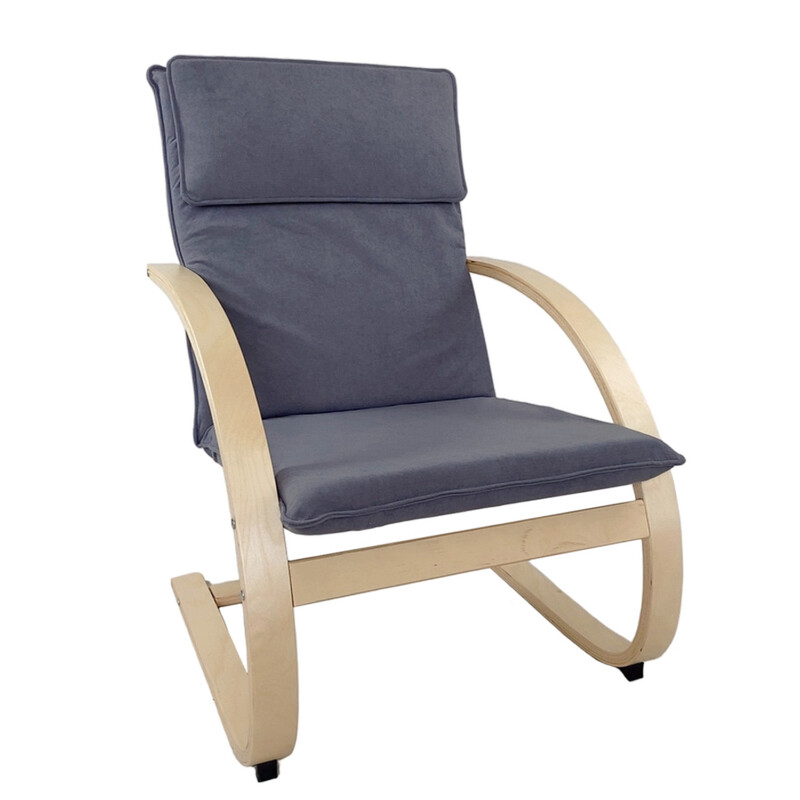 Πολυθρόνα ArteLibre VESNA Γκρι/Φυσικό Ύφασμα/Ξύλο 67x78x92cm Πολυθρόνα ArteLibre VESNA Γκρι/Φυσικό Ύφασμα/Ξύλο 67x78x92cm