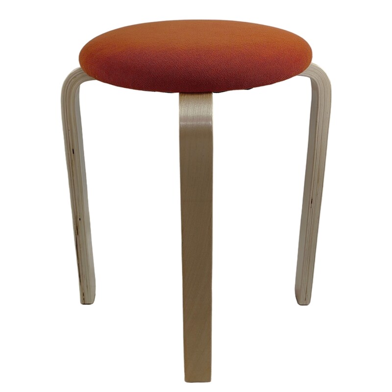 Σκαμπό ArteLibre MILOA Πορτοκαλί/Φυσικό Ύφασμα/Ξύλο 42x42x45cm Σκαμπό ArteLibre MILOA Πορτοκαλί/Φυσικό Ύφασμα/Ξύλο 42x42x45cm