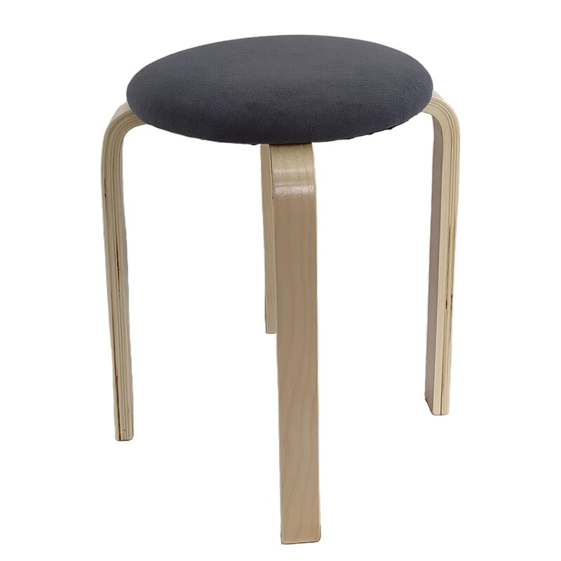 Σκαμπό ArteLibre MILOA Γκρι/Φυσικό Ύφασμα/Ξύλο 42x42x45cm Σκαμπό ArteLibre MILOA Γκρι/Φυσικό Ύφασμα/Ξύλο 42x42x45cm