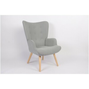 Πολυθρόνα ArteLibre AMARANTHUS Με Υποπόδιο Γκρι 98x70x77cm - Image 14