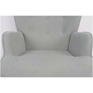 Πολυθρόνα ArteLibre AMARANTHUS Με Υποπόδιο Γκρι 98x70x77cm - Image 16