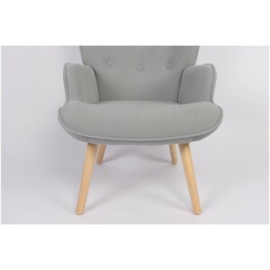 Πολυθρόνα ArteLibre AMARANTHUS Με Υποπόδιο Γκρι 98x70x77cm - Image 17