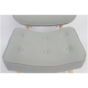 Πολυθρόνα ArteLibre AMARANTHUS Με Υποπόδιο Γκρι 98x70x77cm - Image 19