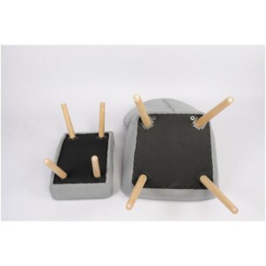 Πολυθρόνα ArteLibre AMARANTHUS Με Υποπόδιο Γκρι 98x70x77cm - Image 20