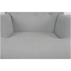 Πολυθρόνα ArteLibre AMARANTHUS Με Υποπόδιο Γκρι 98x70x77cm - Image 8