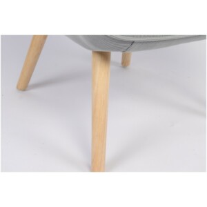 Πολυθρόνα ArteLibre AMARANTHUS Με Υποπόδιο Γκρι 98x70x77cm - Image 9