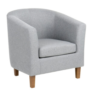 Πολυθρόνα ArteLibre FIORELLA Γκρι Ύφασμα 73x69x75cm