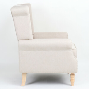 Πολυθρόνα ArteLibre OTTAVIA Μπεζ Ύφασμα 77x80x106cm - Image 3