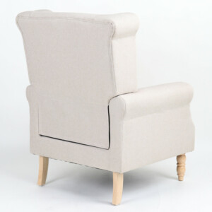 Πολυθρόνα ArteLibre OTTAVIA Μπεζ Ύφασμα 77x80x106cm - Image 4