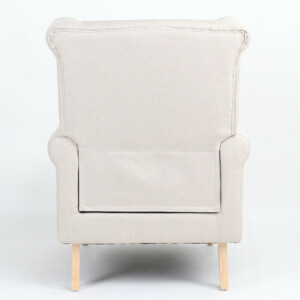 Πολυθρόνα ArteLibre OTTAVIA Μπεζ Ύφασμα 77x80x106cm - Image 5