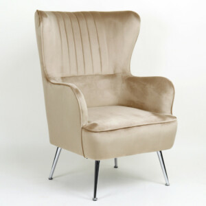 Πολυθρόνα ArteLibre VITTORIA Καφέ Βελούδο 76x79x101cm - Image 2