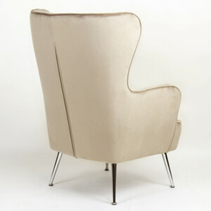 Πολυθρόνα ArteLibre VITTORIA Καφέ Βελούδο 76x79x101cm - Image 4