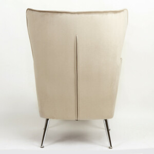 Πολυθρόνα ArteLibre VITTORIA Καφέ Βελούδο 76x79x101cm - Image 5