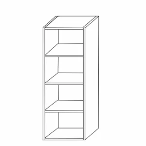 Ντουλάπα ArteLibre BEGONIA Φυσικό Χρώμα 42x30x106.2cm - Image 2