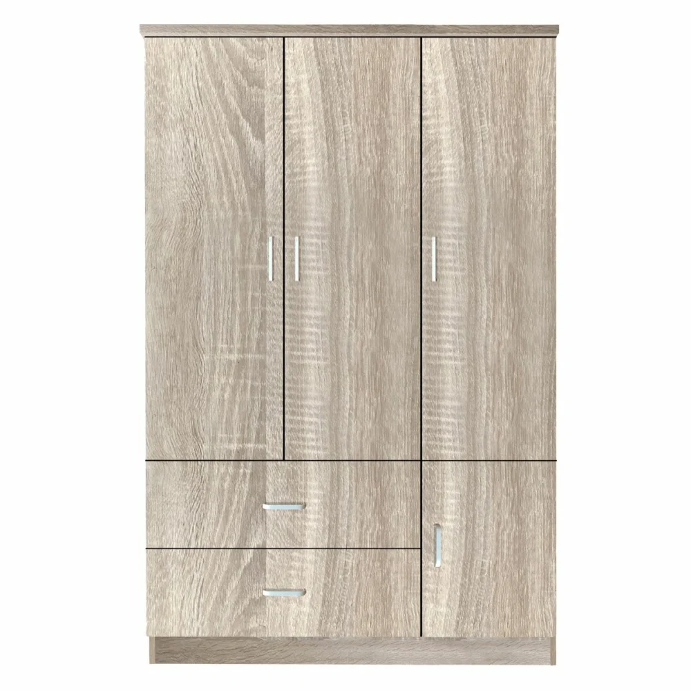 Ντουλάπα ArteLibre TUBEROSA Φυσικό Μοριοσανίδα 120x50x180cm