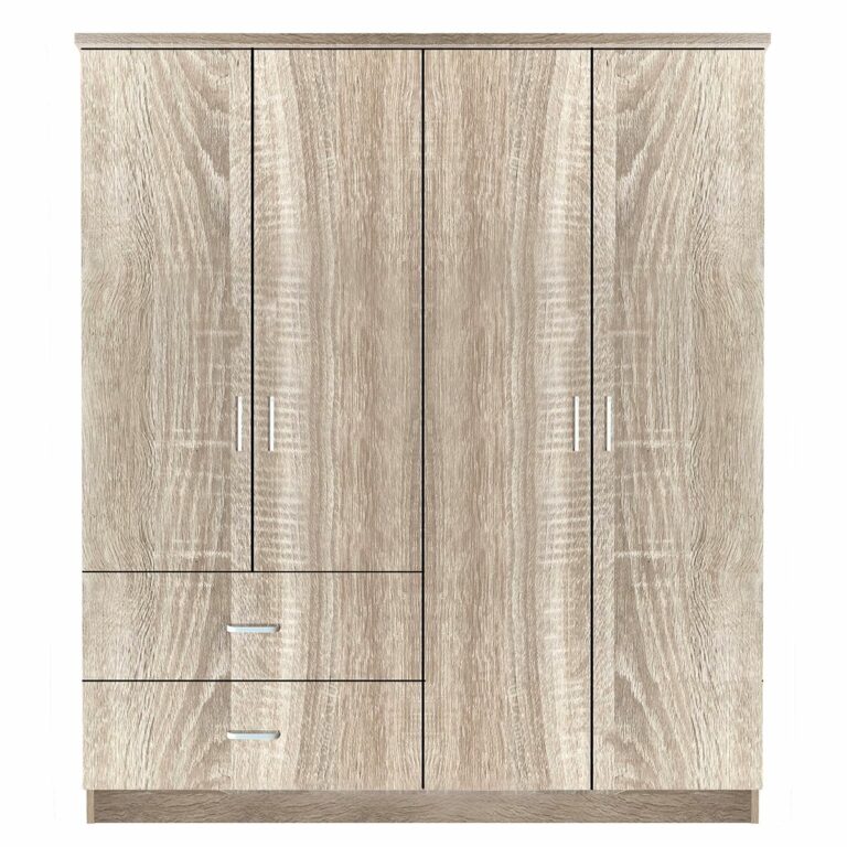 Ντουλάπα ArteLibre CANDY CANE Φυσικό Χρώμα 160x50x195cm