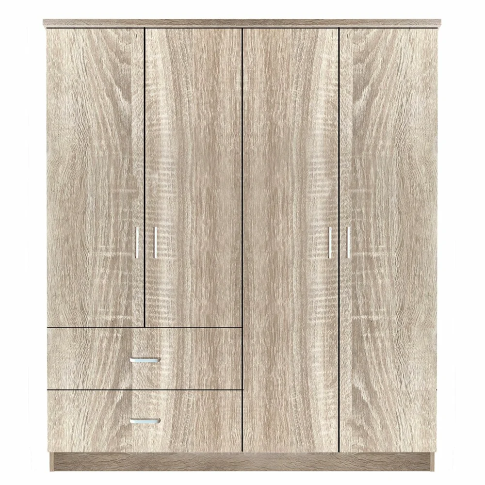 Ντουλάπα ArteLibre CANDY CANE Φυσικό Χρώμα 160x50x195cm