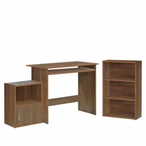 Γραφείο Σετ ArteLibre CYGNUS Καφέ 90x50x75/50x23x80/41x29x54cm - Image 2