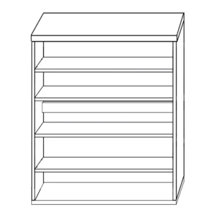 Παπουτσοθήκη ArteLibre IGNE Λευκό Μοριοσανίδα/Μελαμίνη 90x33x100cm - Image 2