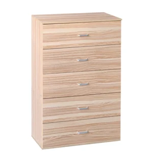 Συρταριέρα ArteLibre AURORA Φυσικό Μοριοσανίδα/Μελαμίνη 60x40x108cm