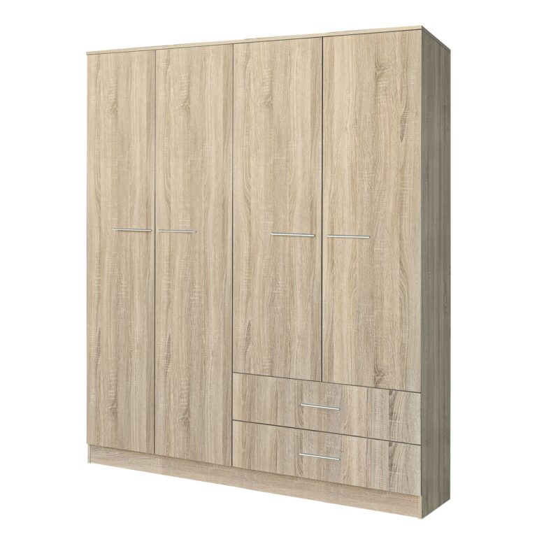 Ντουλάπα ArteLibre SASSA Φυσικό Μοριοσανίδα 120x50x195cm