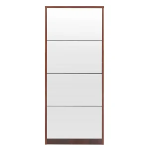 Παπουτσοθήκη ArteLibre LYKKE Καφέ Μοριοσανίδα/Μελαμίνη 50x24x148cm