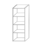 Ντουλάπα ArteLibre BEGONIA Μαύρο Μοριοσανίδα/Μελαμίνη 42x30x106.2cm - Image 2