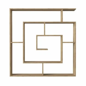 Βιβλιοθήκη ArteLibre Ithaki Φυσικό 125x22x130cm - Image 2