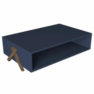 Τραπεζάκι Σαλονιού ArteLibre KOS Μπλε 98x60x26cm - Image 3