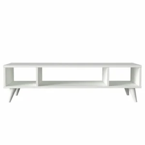 Έπιπλο Τηλεόρασης ArteLibre Samos Λευκό 120x35x40cm - Image 4