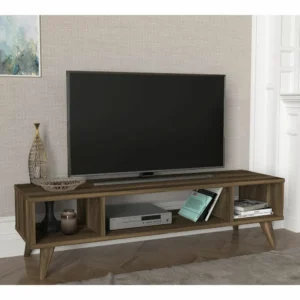 Έπιπλο Τηλεόρασης ArteLibre Samos Σκούρο Καφέ 120x35x40cm - Image 2