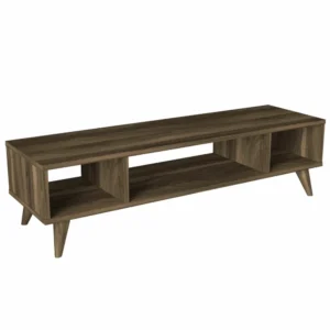 Έπιπλο Τηλεόρασης ArteLibre Samos Σκούρο Καφέ 120x35x40cm - Image 3