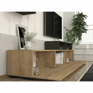 Σύνθετο ArteLibre MONTANA Sapphire/Ανθρακί Μοριοσανίδα 210x36.8x33.9cm - Image 7