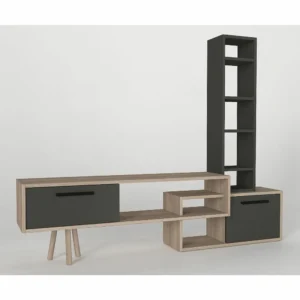 Σύνθετο ArteLibre NEVADA Cordoba/Ανθρακί Μοριοσανίδα 167x29.8x133.5cm