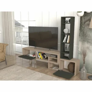 Σύνθετο ArteLibre NEVADA Cordoba/Ανθρακί Μοριοσανίδα 167x29.8x133.5cm - Image 6