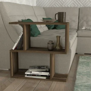 Τραπεζάκι Άκρης ArteLibre MATHRAKI Καρυδί Μοριοσανίδα/Μελαμίνη 60x20x60cm - Image 4