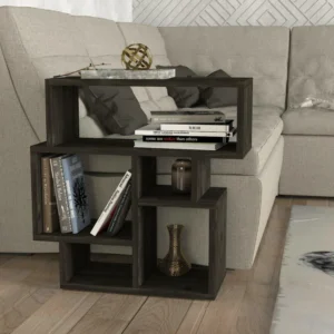 Τραπεζάκι Άκρης ArteLibre LIPSI Wenge Μοριοσανίδα/Μελαμίνη 60x22x60cm - Image 4