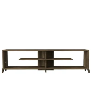 Έπιπλο Τηλεόρασης ArteLibre IRAKLEIA Καρυδί Μοριοσανίδα/Μελαμίνη 148x30x39cm - Image 3