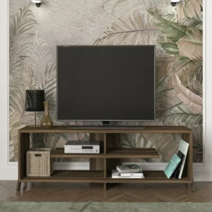 Έπιπλο Τηλεόρασης ArteLibre IRAKLEIA Καρυδί Μοριοσανίδα/Μελαμίνη 148x30x39cm - Image 5