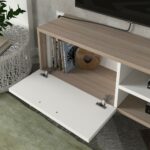 Σύνθετο Τηλεόρασης ArteLibre KEROS Λευκό/Cordoba Μοριοσανίδα/Μελαμίνη 150x30x132cm - Image 6