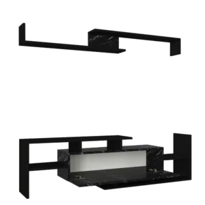 Σύνθετο Τηλεόρασης ArteLibre DREAM Μαύρο Μοριοσανίδα/Μελαμίνη 154x25x170cm - Image 2