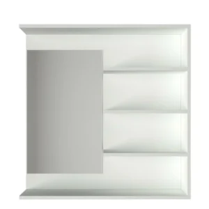 Έπιπλο Μπάνιου ArteLibre ARKO Λευκό Μοριοσανίδα/Μελαμίνη 92x20x94cm - Image 3