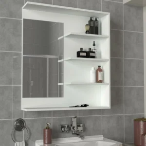 Έπιπλο Μπάνιου ArteLibre ARKO Λευκό Μοριοσανίδα/Μελαμίνη 92x20x94cm - Image 8