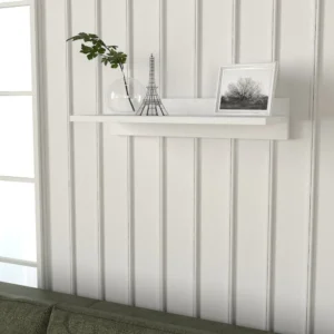 Ράφι Τοίχου ArteLibre EMBER Λευκό Μοριοσανίδα/Μελαμίνη 60x24x12cm - Image 4