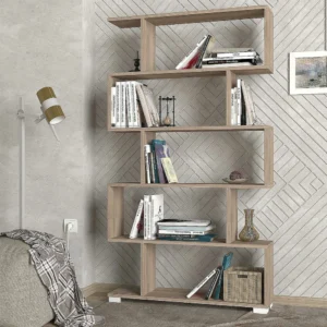 Βιβλιοθήκη ArteLibre MONTONI Cordoba Μοριοσανίδα/Μελαμίνη 90x20x160cm - Image 3